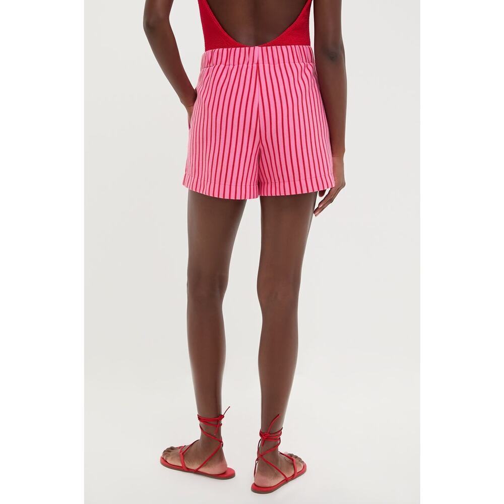 TUCKERNUCK Pink and Red Stripe Pique Wyatt Shorts Size XS NWT - Picture 2 of 8